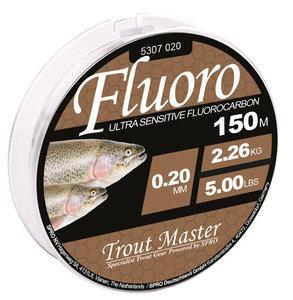 Spro troutmaster fluorocarbon mainline 150m 0.20 mm - spro lijn