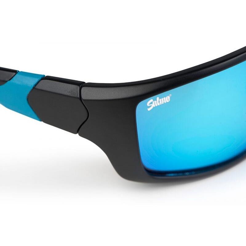 Salmo Black Glasses Grey Ice Blue Lens