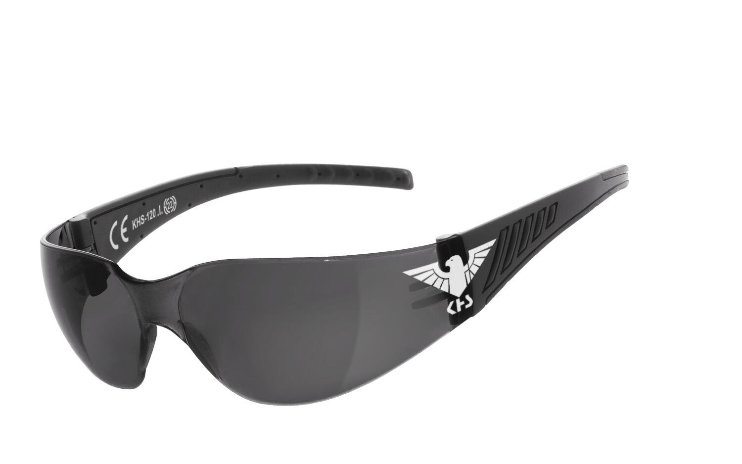 Taktische Brille | 120b PREMIUM | smoke | HLT® Qualitätsgläser | beschlagfrei 2/4