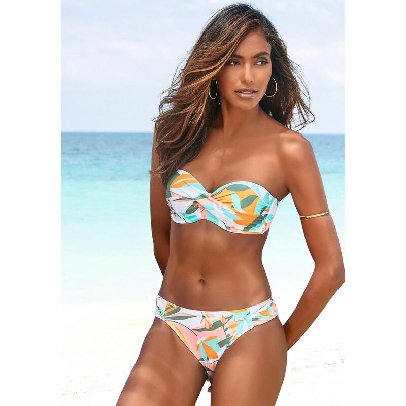 Bügel-Bandeau-Bikini für Damen