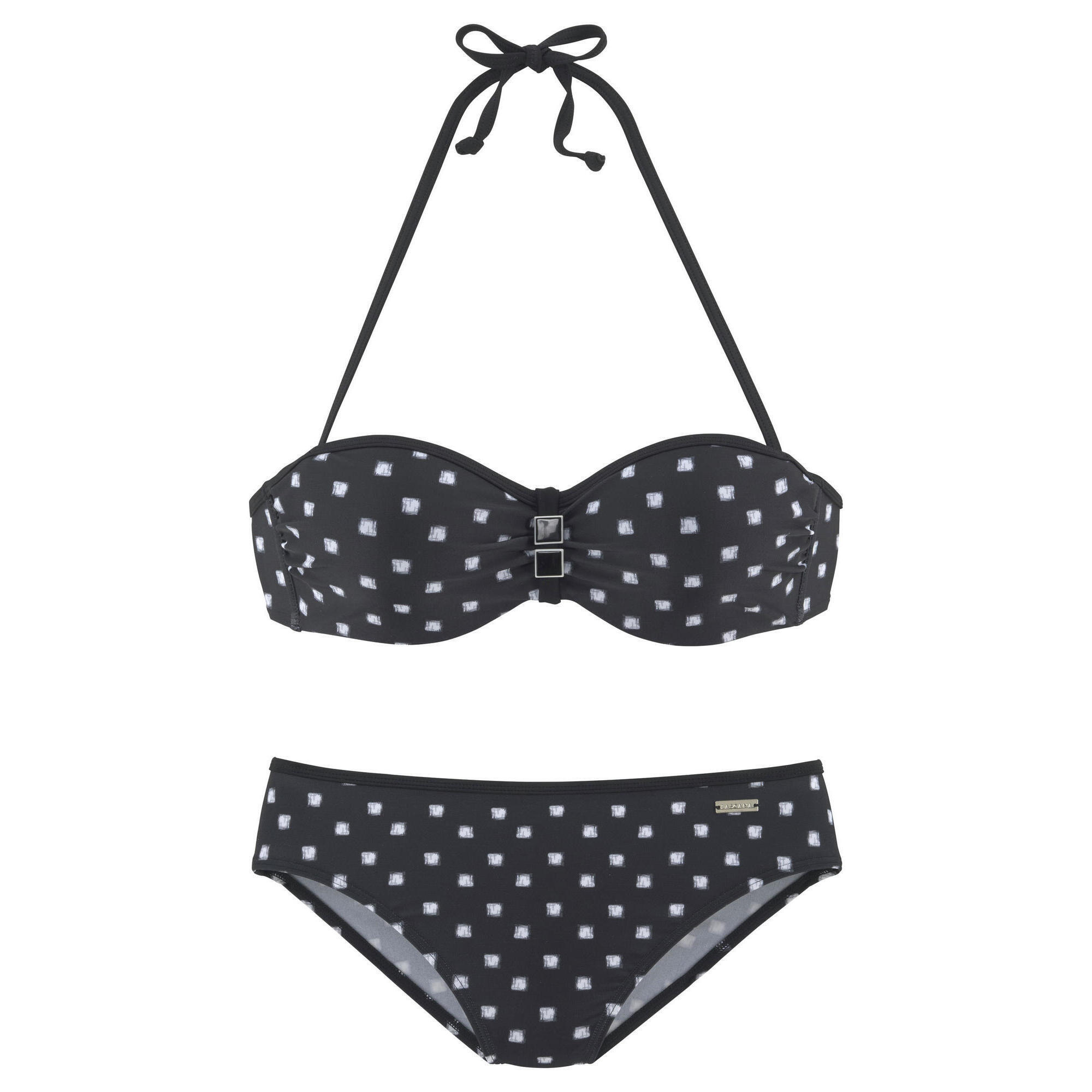 Damen LASCANA Bügel-Bandeau-Bikini mit Zier-Accessoires 2/5