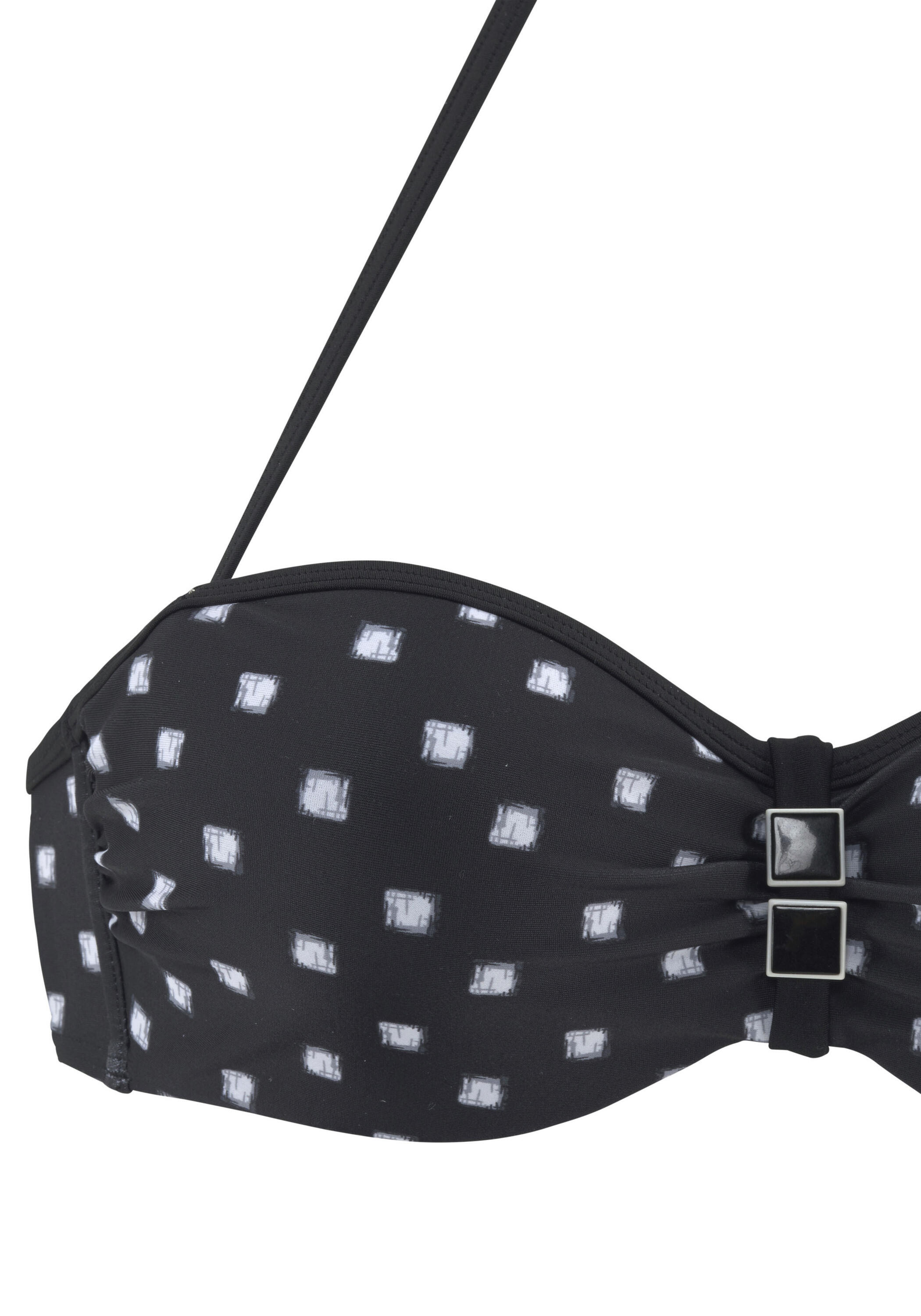 Damen LASCANA Bügel-Bandeau-Bikini mit Zier-Accessoires 3/5