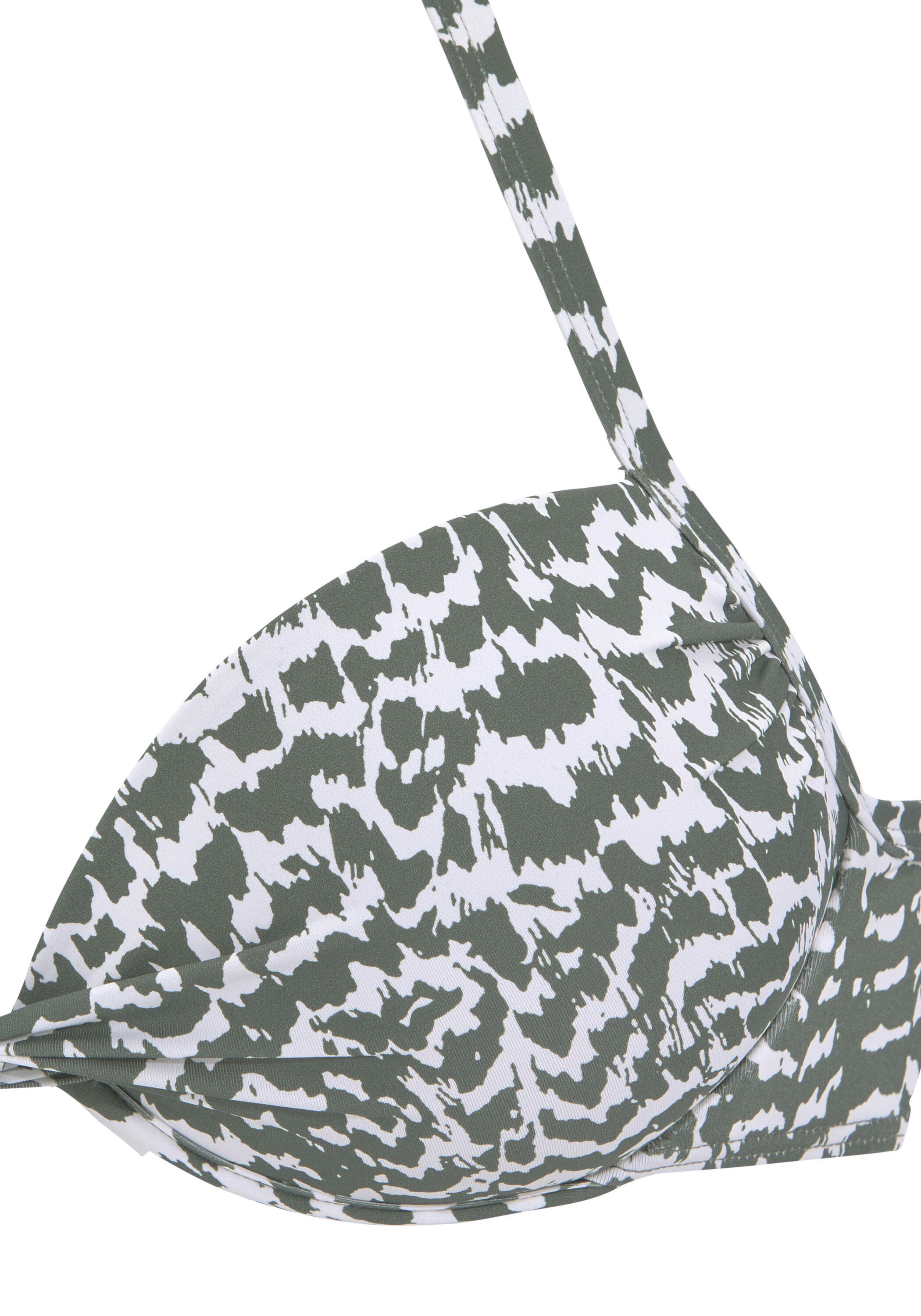 Damen Push-Up-Bikini-Top 3/4