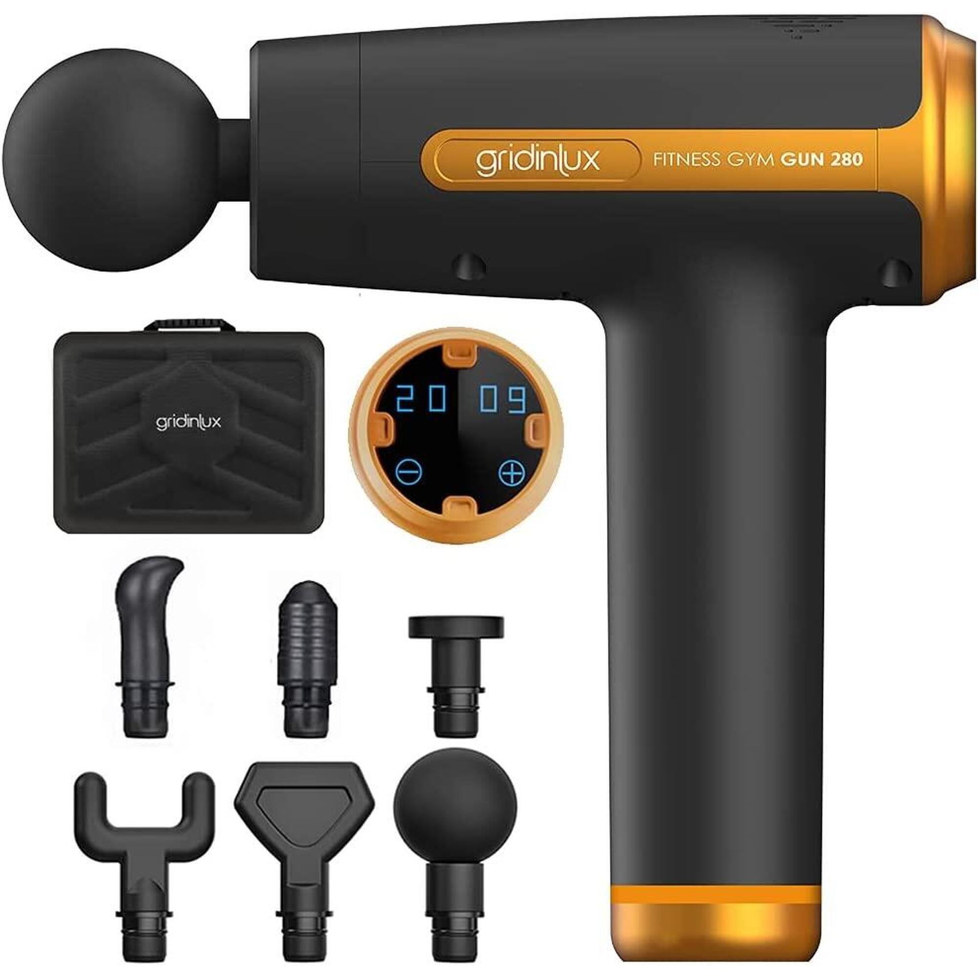 GUN 280 Pistola de Masaje Muscular. Gridinlux Decathlon