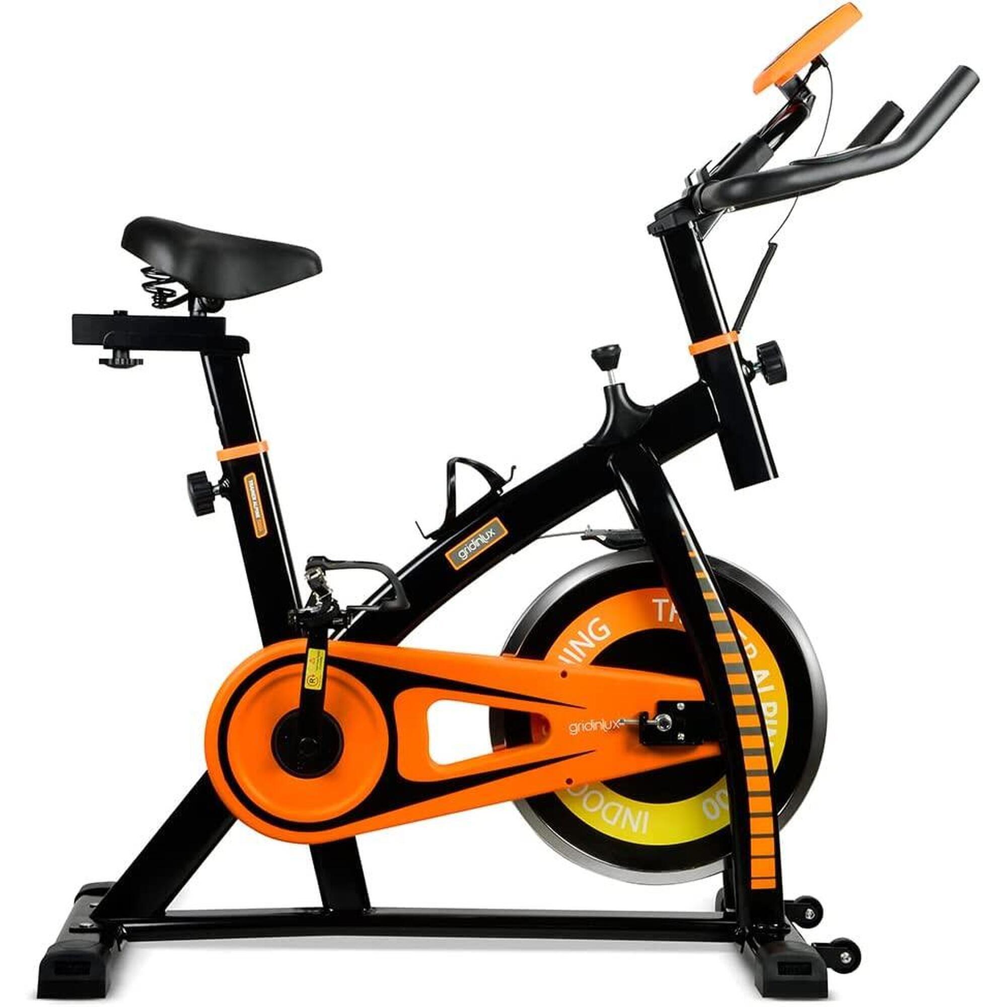 Bicicleta estática ALPINE 5000. Inercia 10 kg. Gridinlux