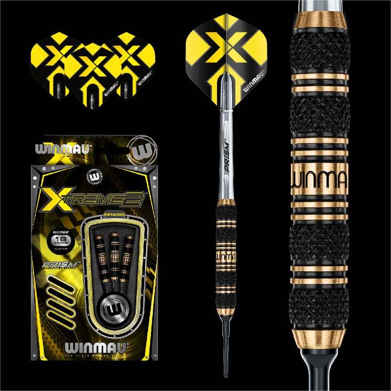 Dardos Winmau Xtreme 2 18g Laton