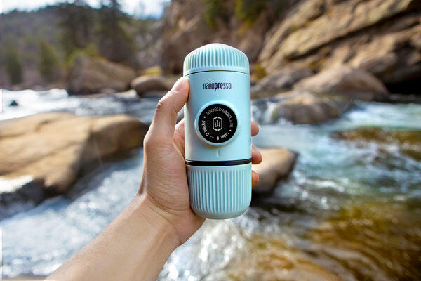 Cafetera portátil "Nanopresso" con tapa Wacaco 3/7
