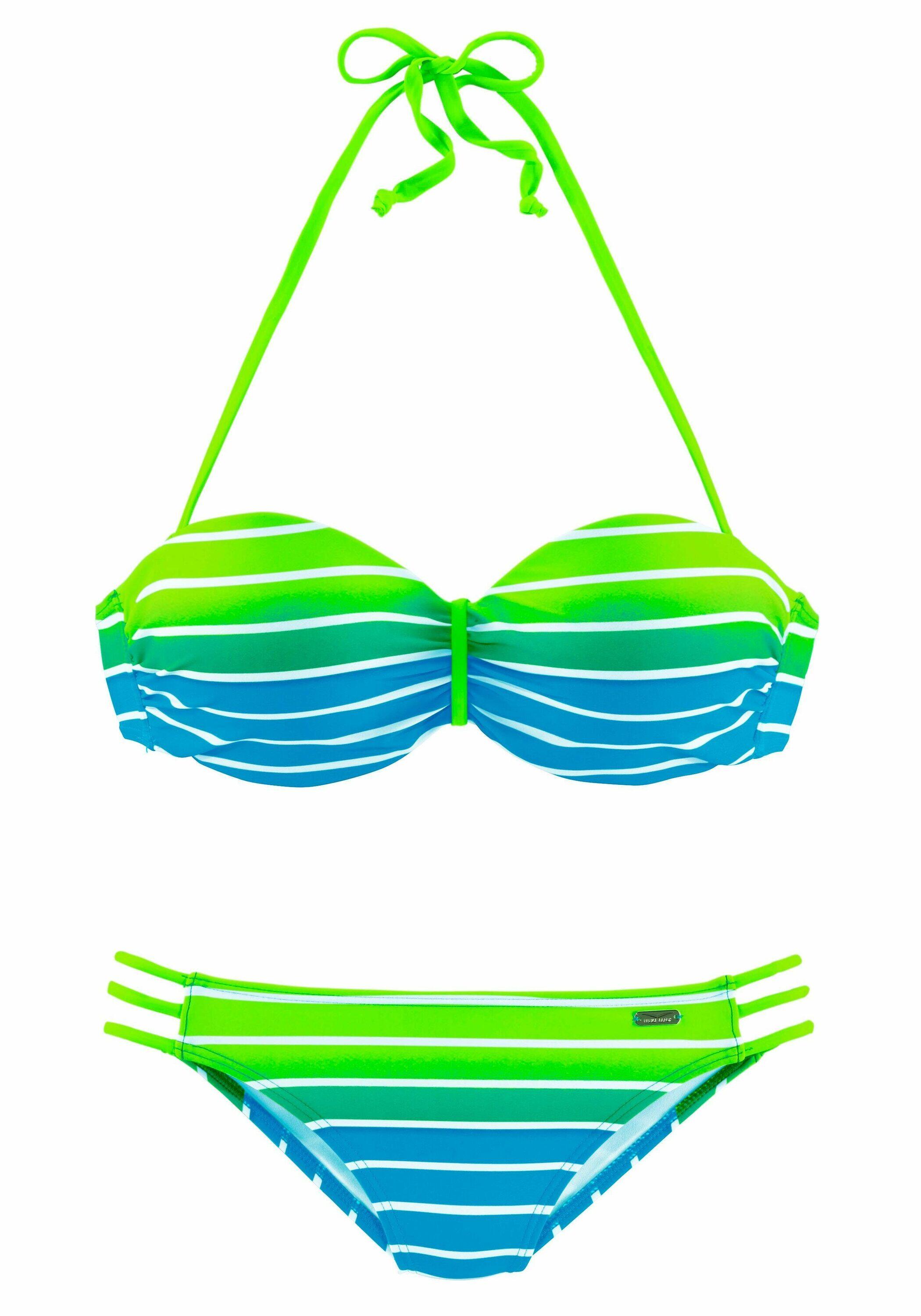 Damen Venice Beach Bügel-Bandeau-Bikini 2/6