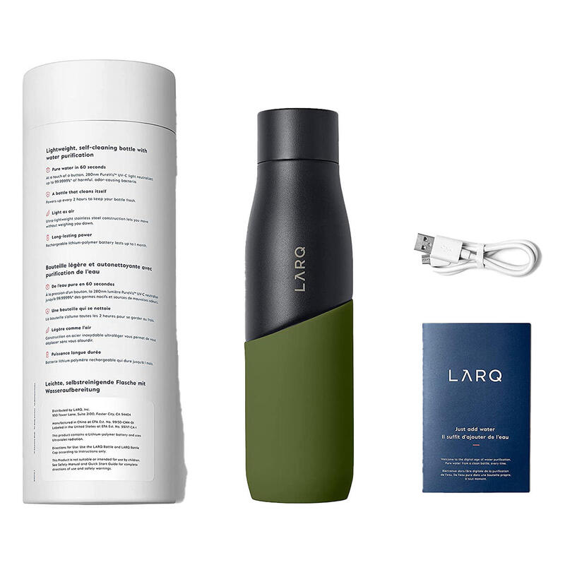 LARQ Bottle Movement Terra Edition Black / Pine 950ml Trinkflasche