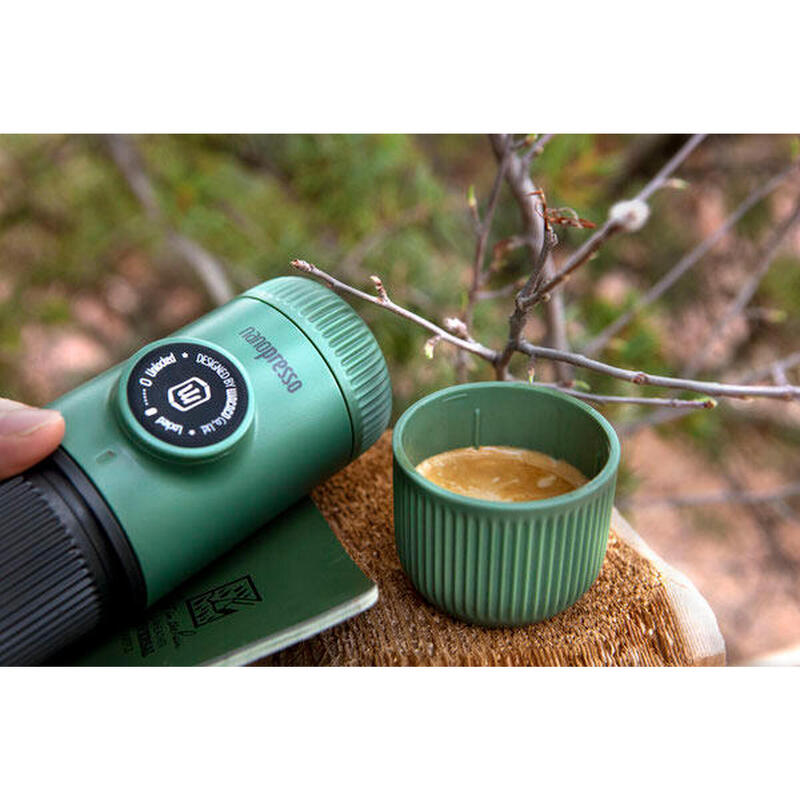 Wacaco Nanopresso Moss Groen-portable espresso machine-espresso to go