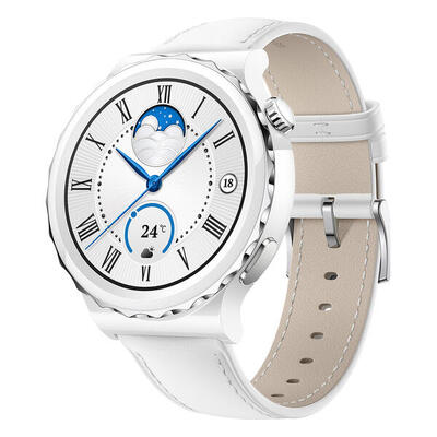 Huawei Watch GT 3 Pro 43mm White Leather Smartwatch