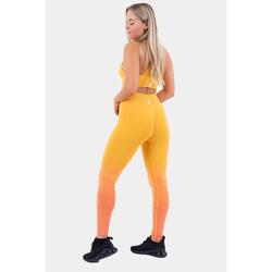 Seamless Ombre Scrunch Leggings - Geel