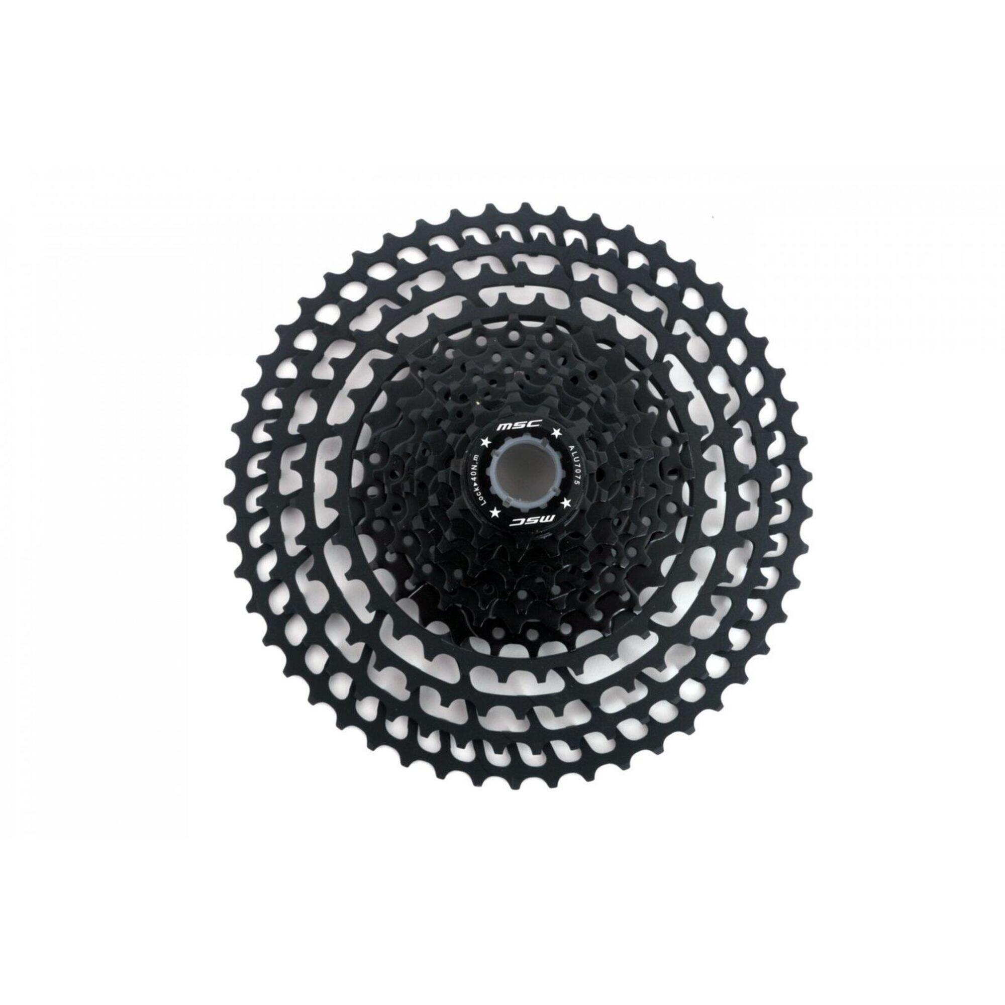 Cassete 2 alu spider 12v - 11-52 luz ciclismo msc bikes