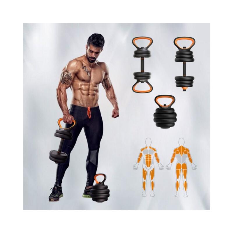 Smart Kit Hantel + Stange + Kettlebell + Sensor Xiaomi Fed 10 kg