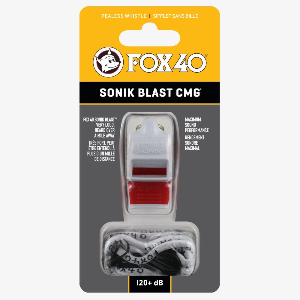 SILBATO FOX 40 SONIK BLAST CMG BLANCO-ROJO 2/3
