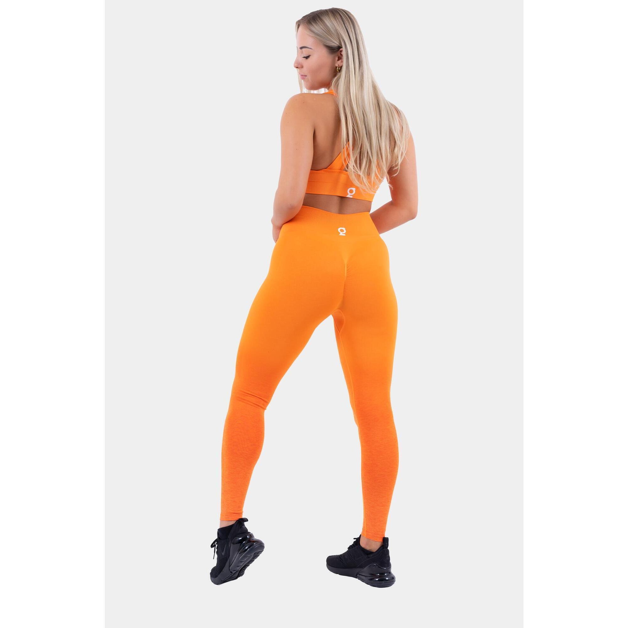 GYMSUPPLY Seamless Ombre Scrunch Leggings - Oranje