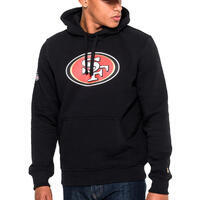 Sweat à capuche New Era avec logo de l'équipe San Francisco 49ers