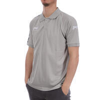 Polo gris bandes noir/blanc homme Hungaria Training pro