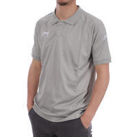 Polo gris bandes bleu homme Hungaria Training Pro