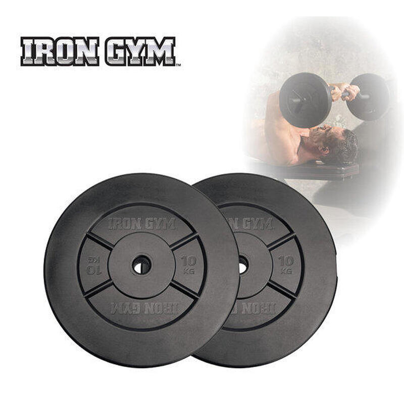 Iron Gym - Halterschijven 2 x 10 kg