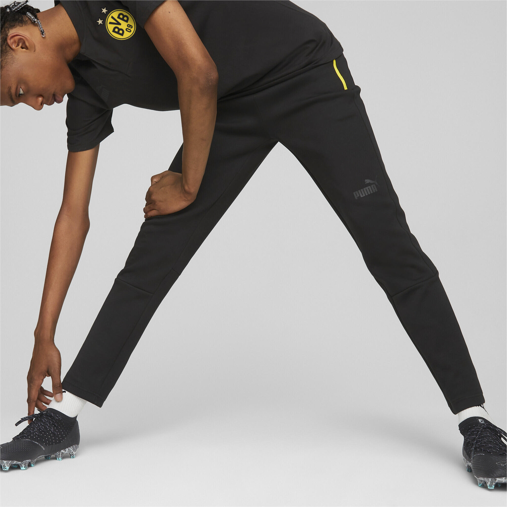 Pantalones de fútbol Hombre Casuals del Borussia Dortmund PUMA 2/6
