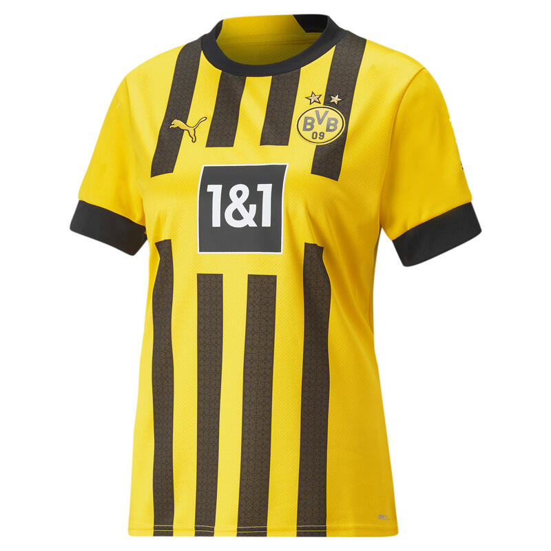 Camiseta Borussia Dortmund Home 22/23 Réplica Mujer PUMA