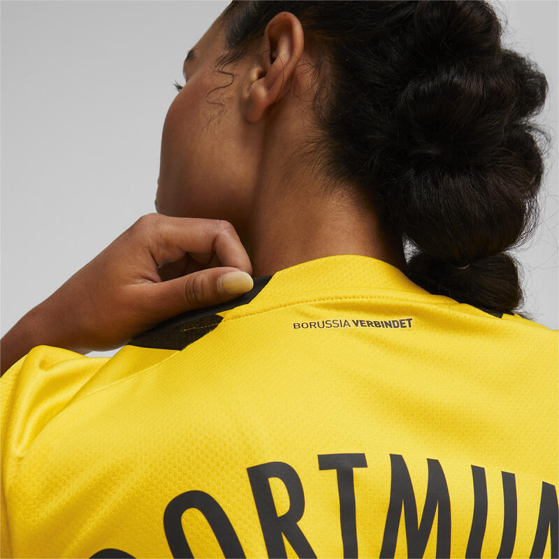 Camiseta Borussia Dortmund Home 22/23 Réplica Mujer PUMA