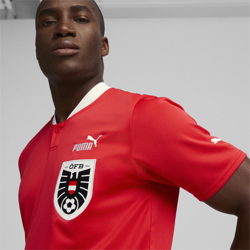 Maglia Austria Home 22/23 Replica Uomo PUMA Red White