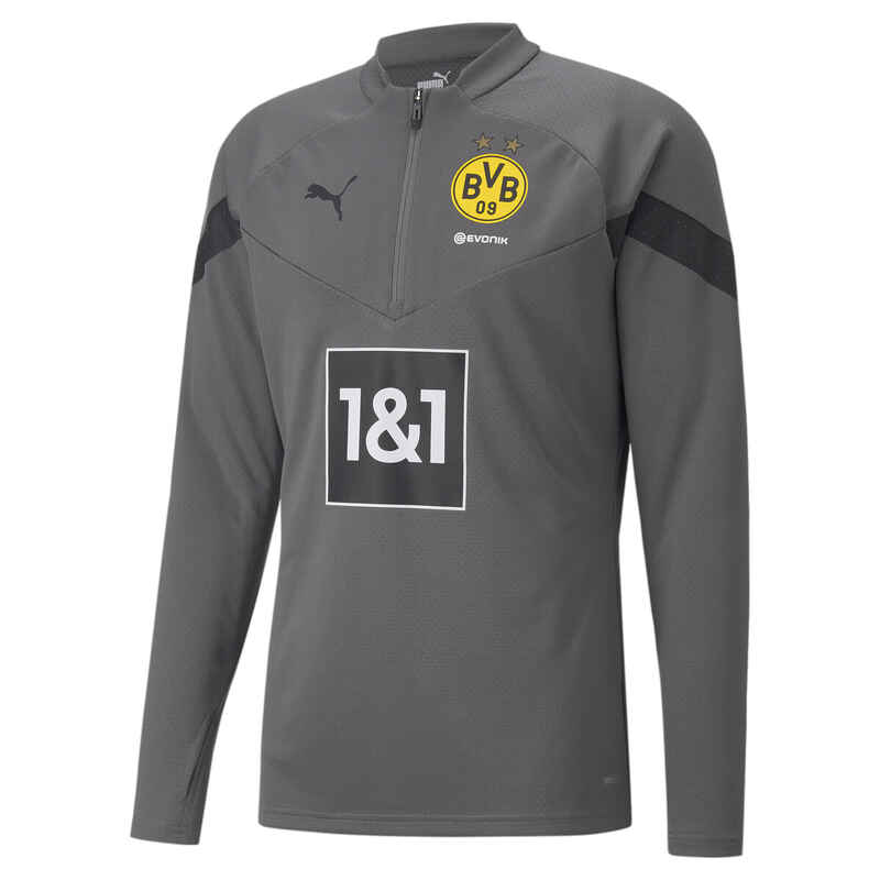 Borussia Dortmund Fußballverein Trainings-Top mit Viertelreißverschluss für