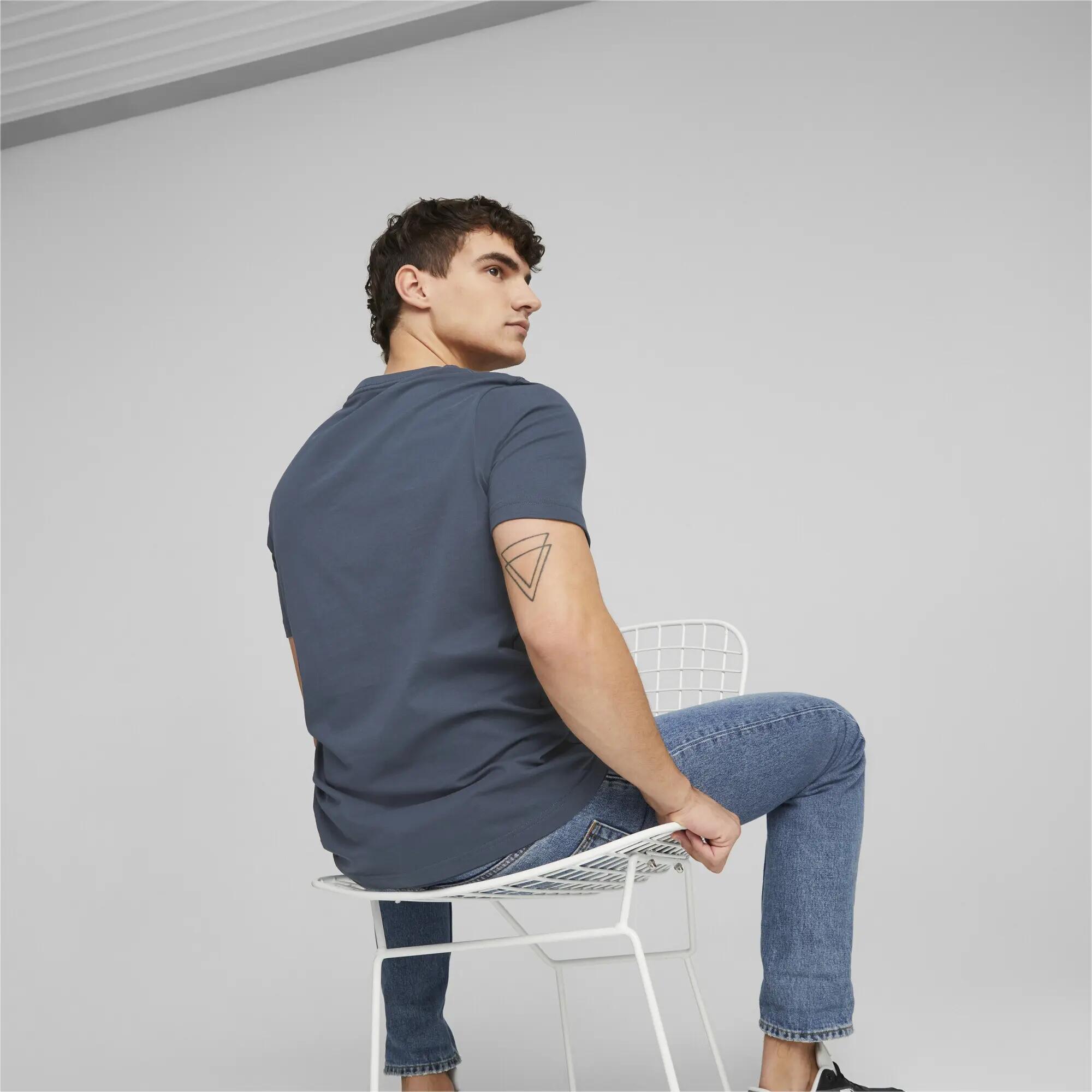 Essentials T-shirt met klein logo voor heren PUMA 3/6