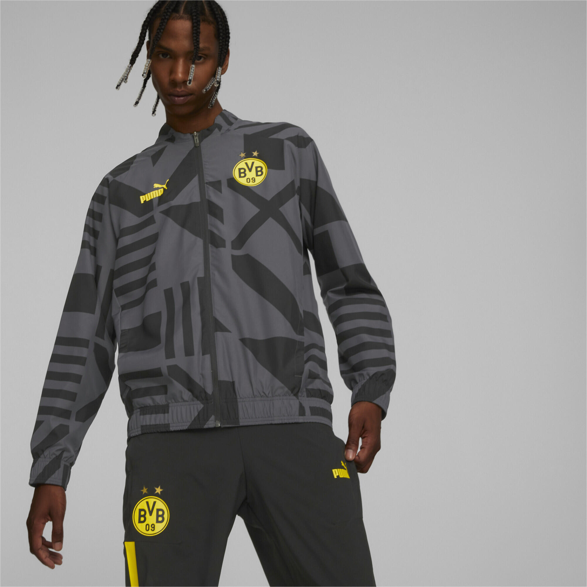 Blouson d’avant-match de football Borussia Dortmund Homme PUMA 2/5
