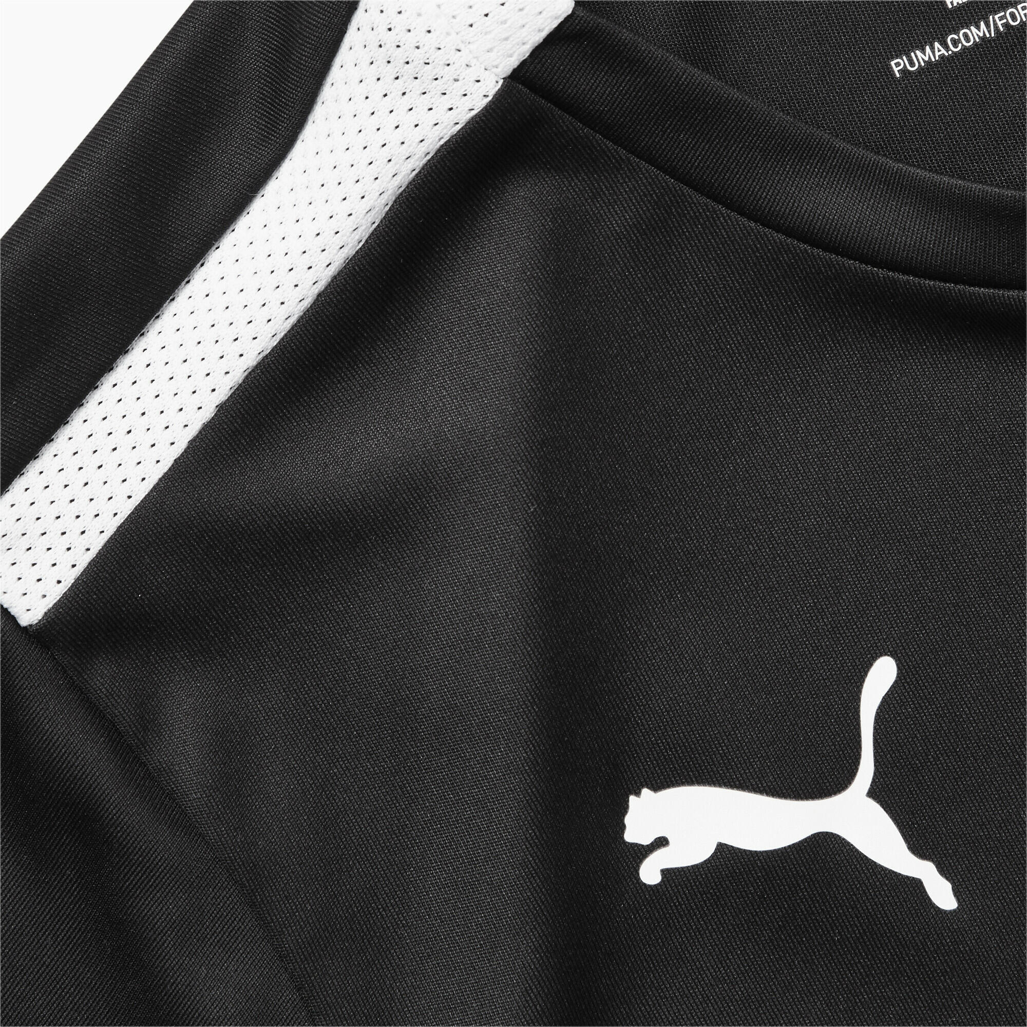 Camiseta de fútbol teamLIGA Niño PUMA Black White 3/7