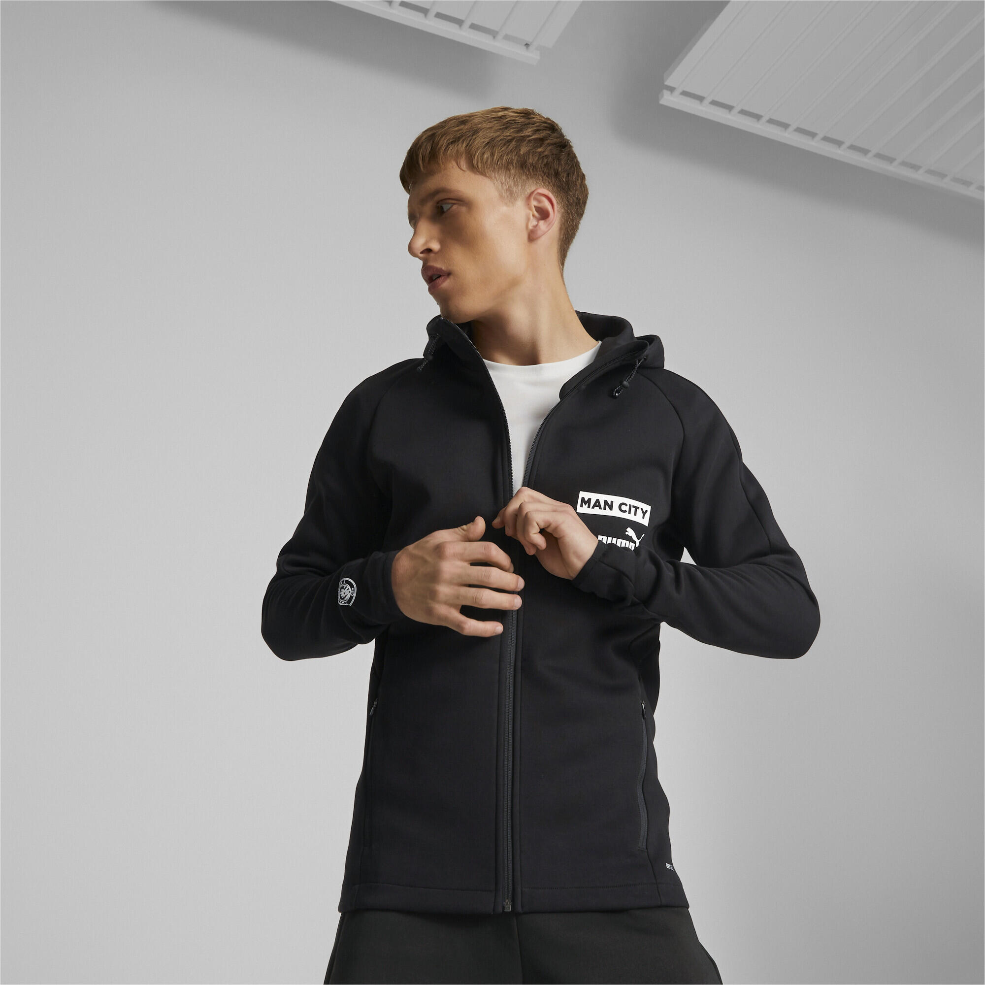 Manteau Puma MCFC CASUALS HDY JKT Noir 3/7