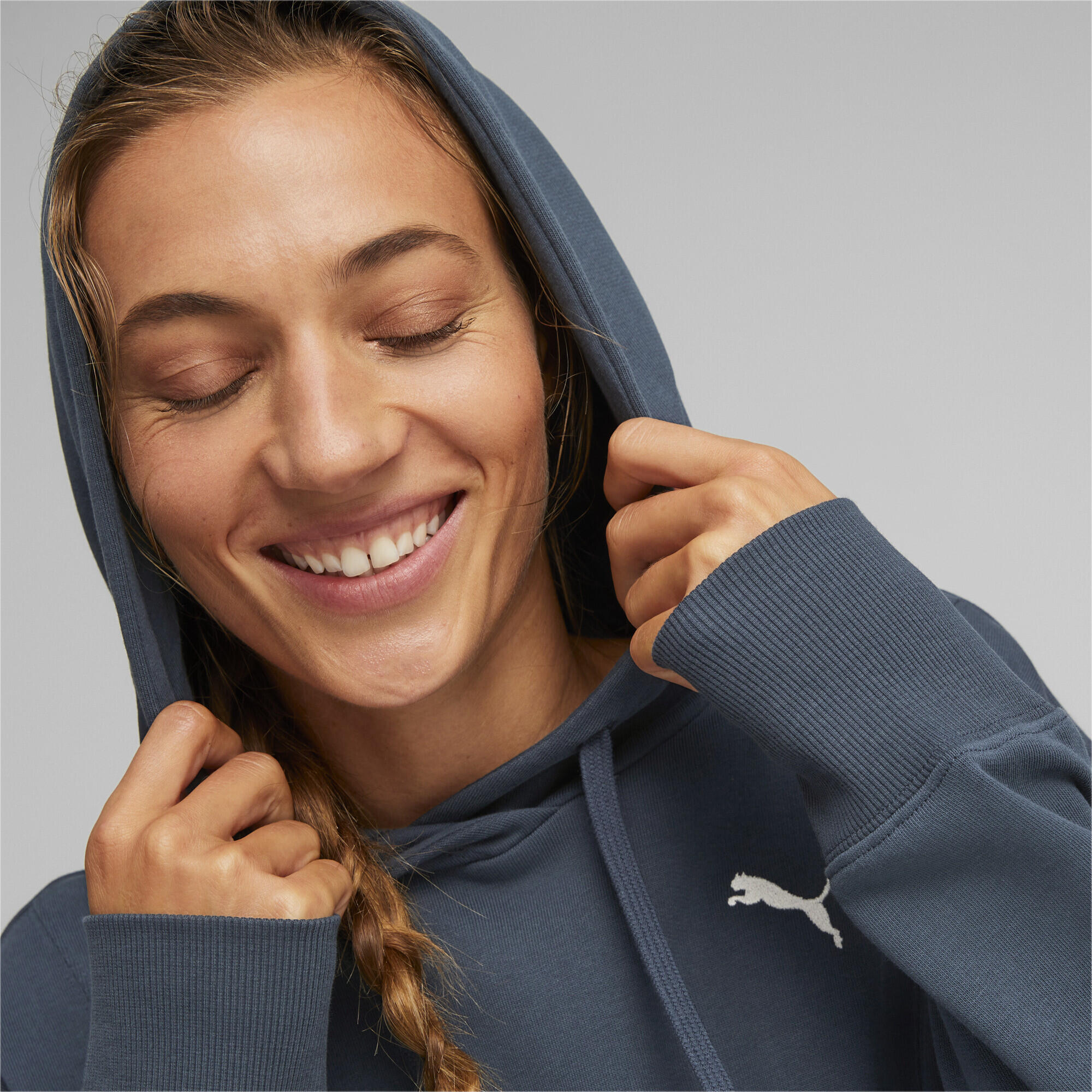 Hoodie HER Femme PUMA Dark Night Blue 3/6