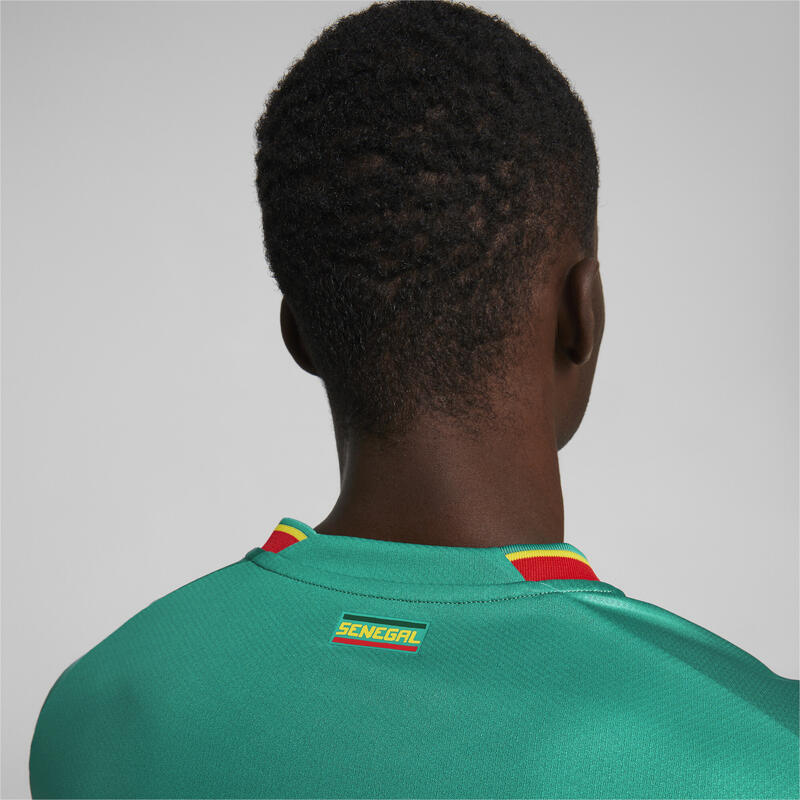 Maglia gara Away Replica Senegal 22/23 da uomo PUMA Pepper Green Red