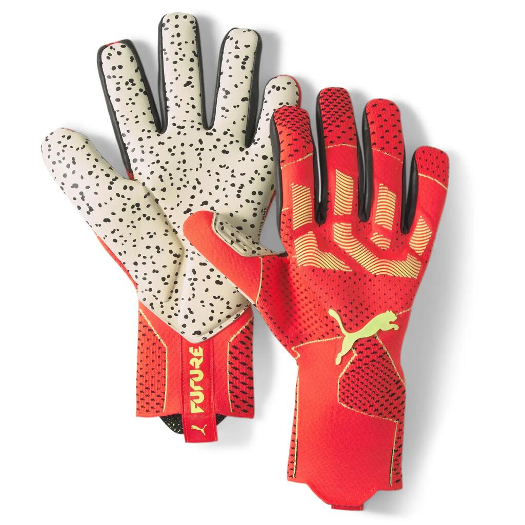 Goalkeeper gloves Puma Future Zone Grip 1 Nc, Red, Unisex