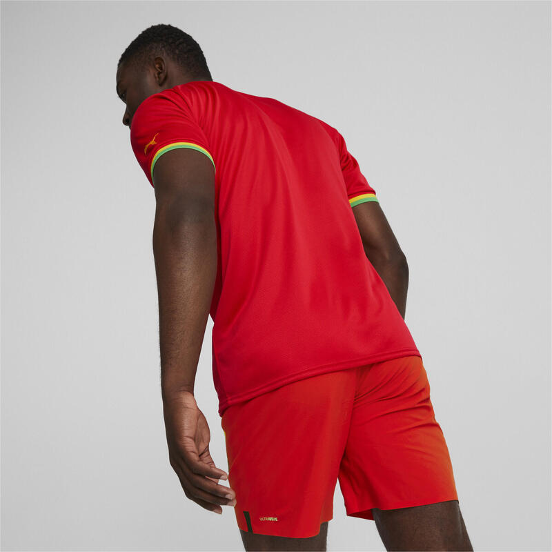 Ghana Uit 22/23 Replica Jersey Heren PUMA Red Dandelion Yellow