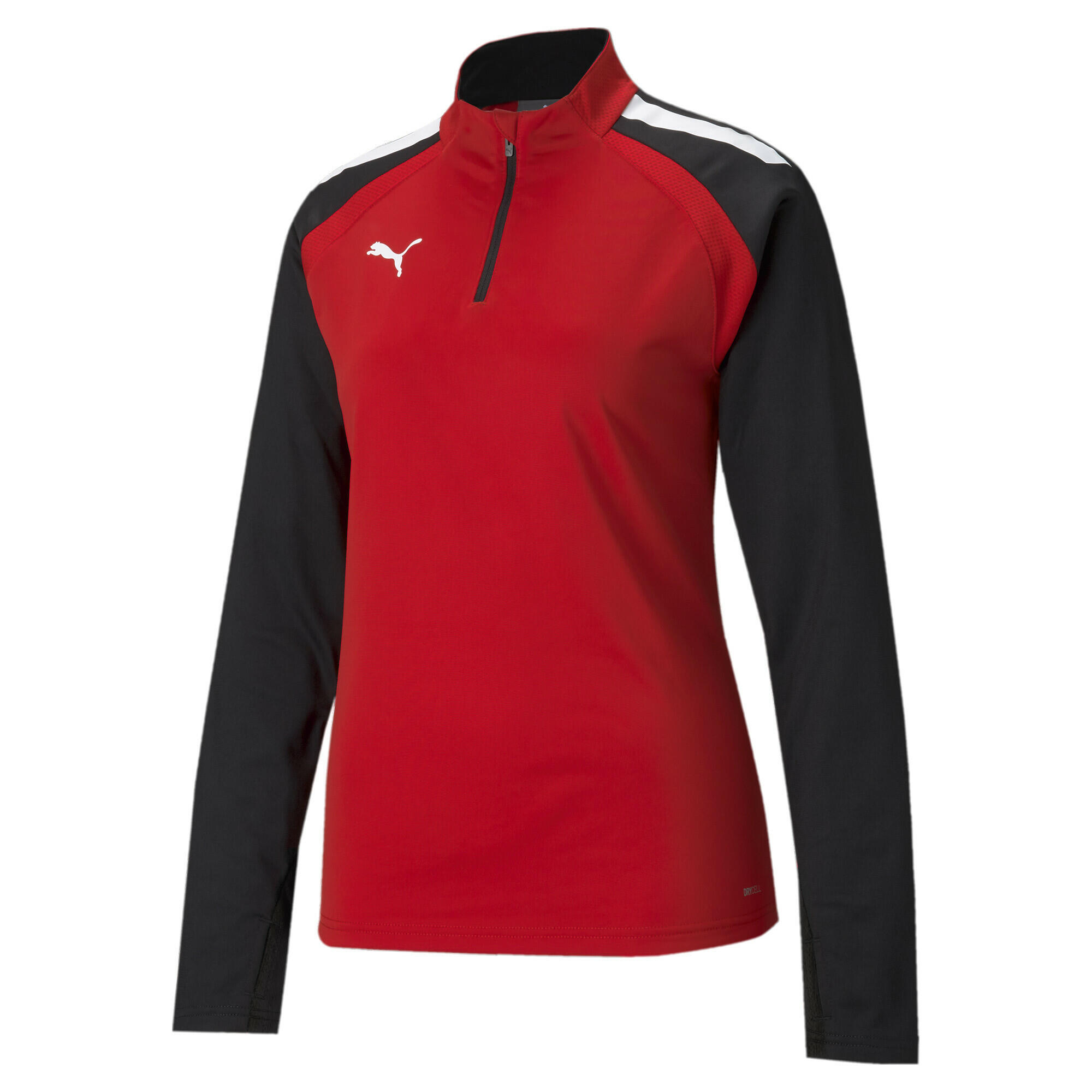 Haut de football teamLIGA Quarter-Zip femme PUMA 1/2