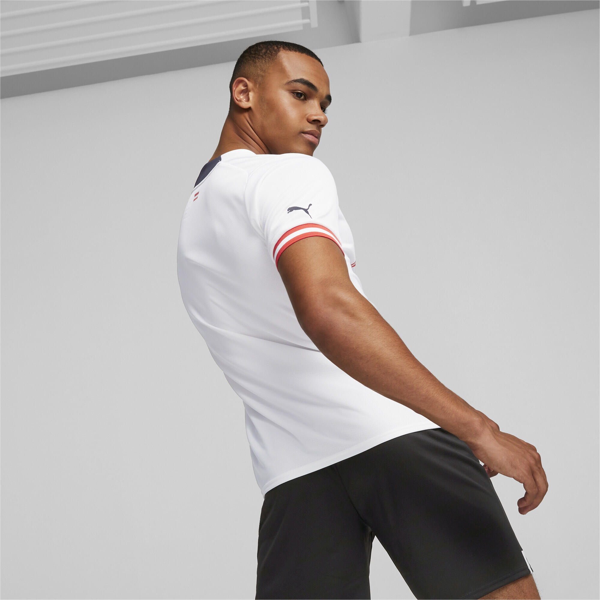 Österreich 22/23 Replik Auswärtstrikot Herren PUMA White Black 3/6
