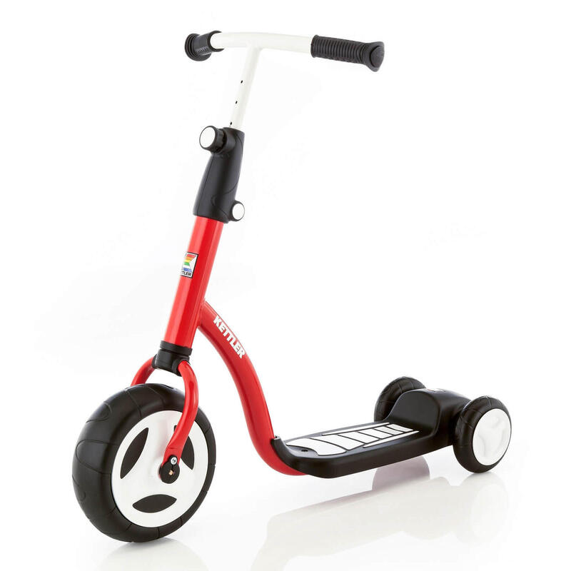 Kettler Kid's Scooter Rood - Step - 5 voudig hoogte verstelbaar stuur - antislip