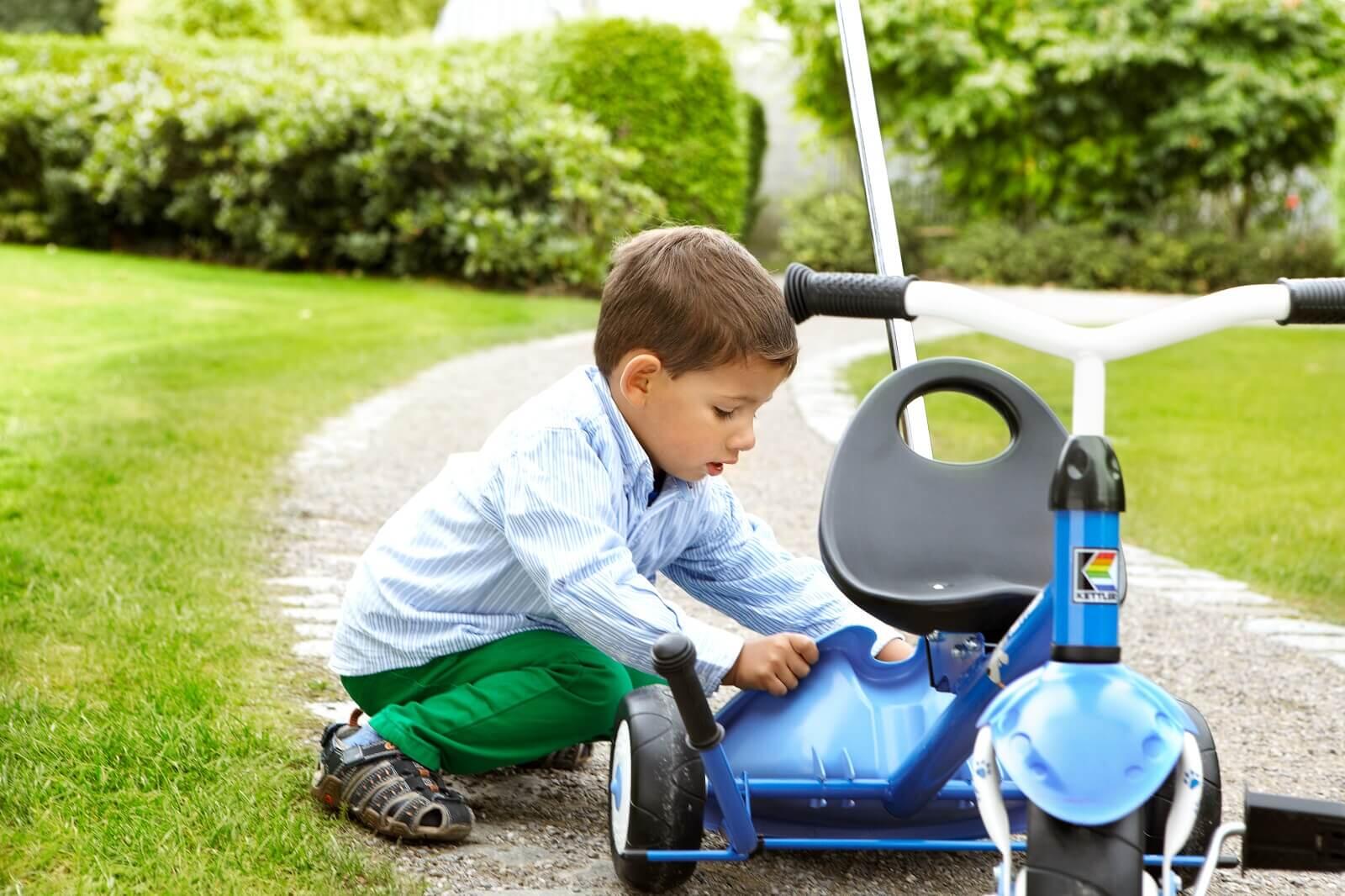 Tricycle Funtrike Waldi bleu 2/5