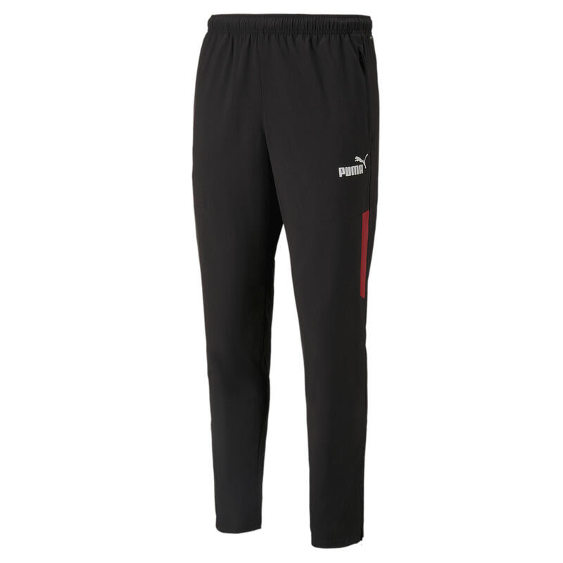Pantaloni da calcio intessuti Prematch A.C. Milan da uomo PUMA Pantaloni da calcio intessuti Prematch A.C. Milan da uomo PUMA
