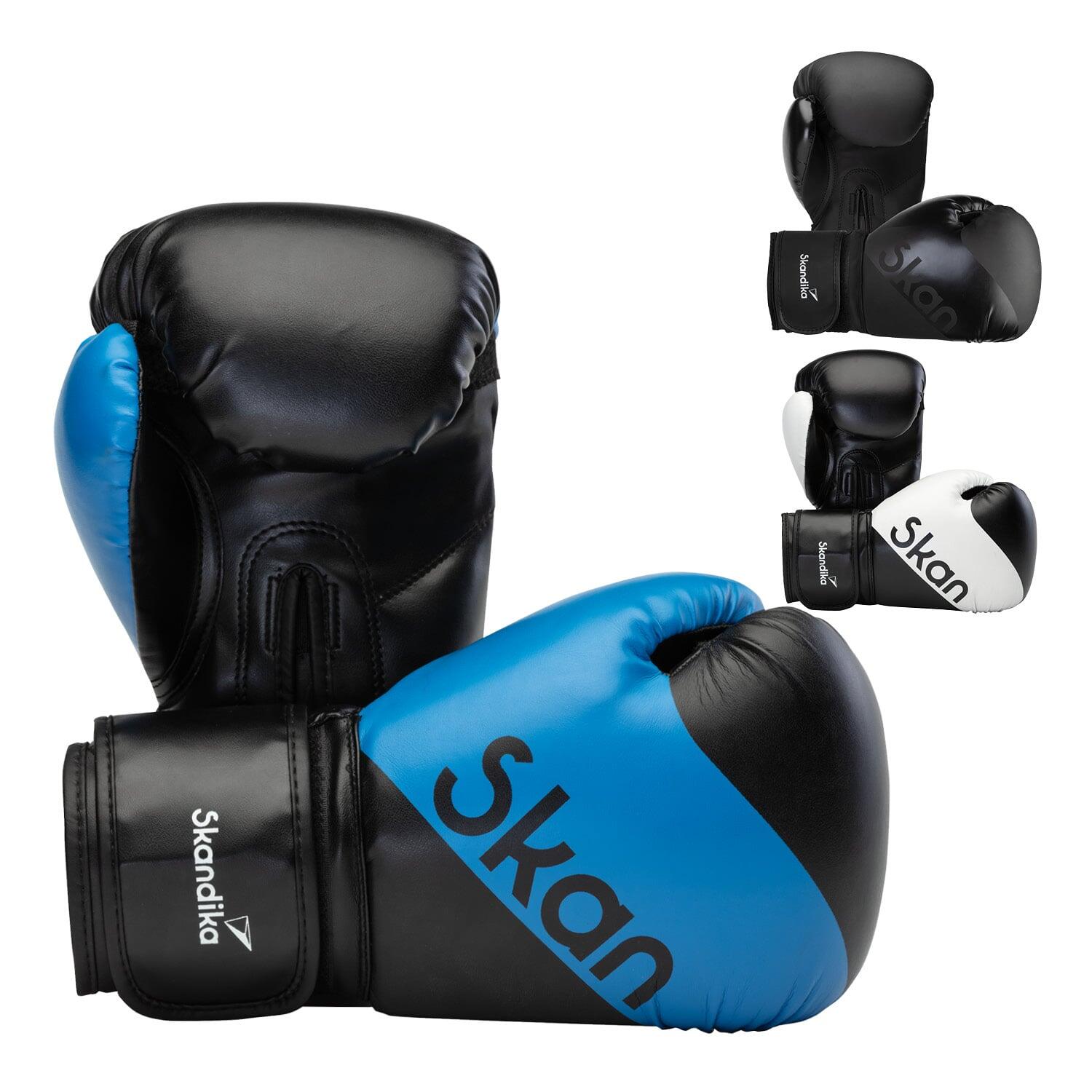 Bokshandschoenen - Comfortabele trainingshandschoenen - blauw 1/7