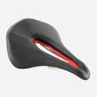 Selle VTT Mountain Standard, Noir et Rouge