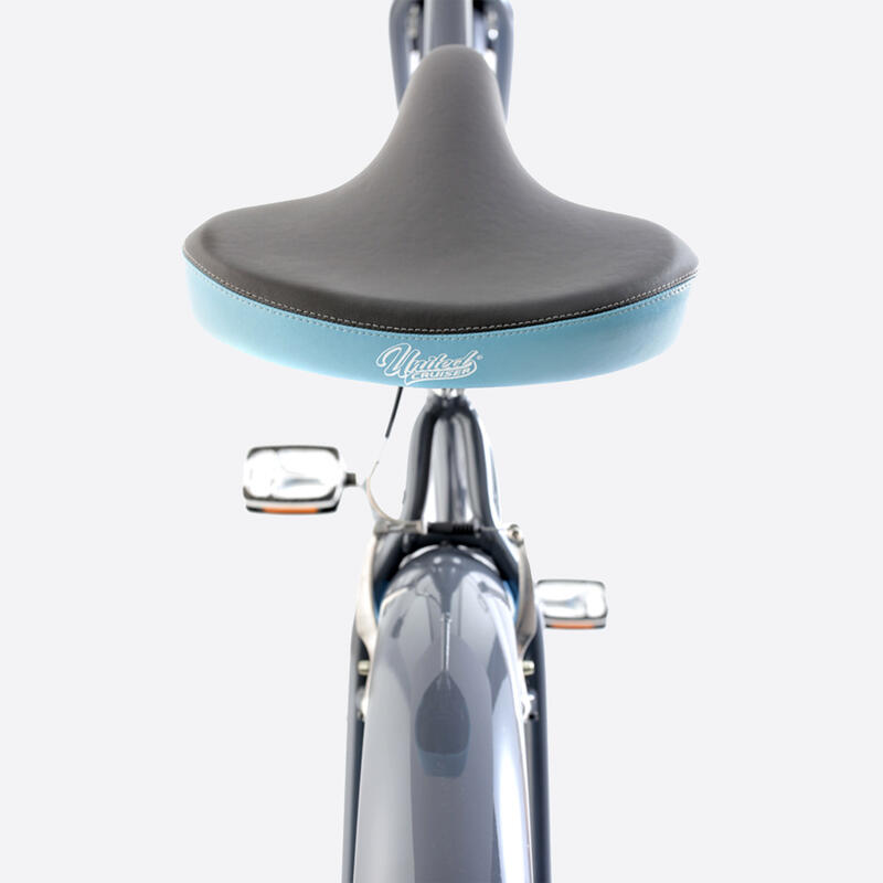 Selle XL Confort Beach Cruiser bi-ton Noir et Bleu