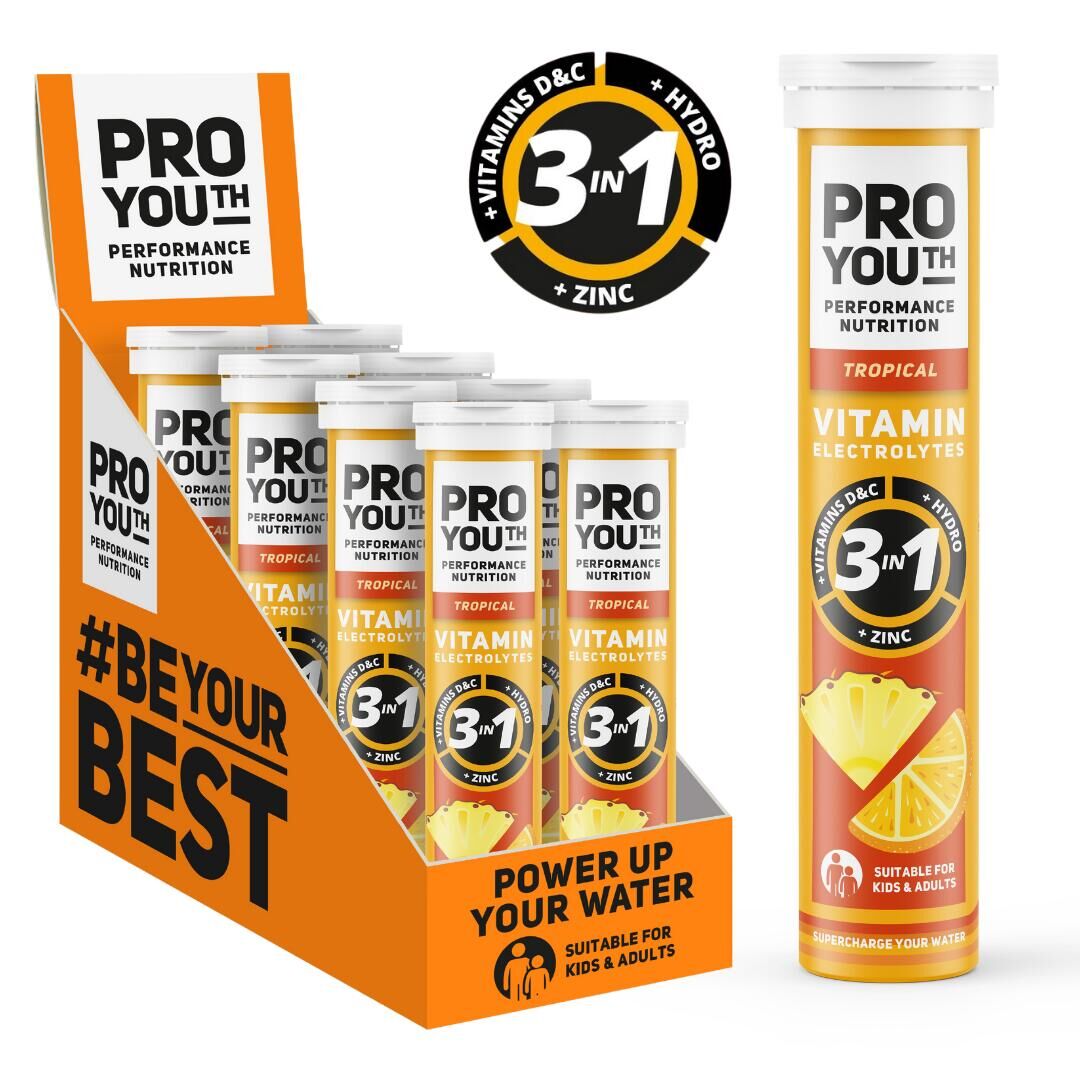 PROYOUTH 3 in 1 Vitamin Electrolytes MULTIPACK  - Immune Boost (20x8) 160