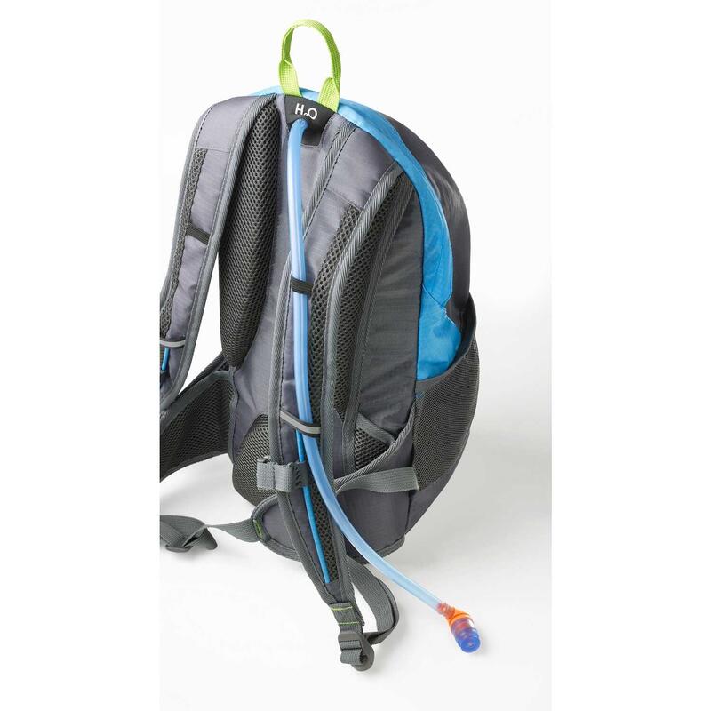 FISCHER Fahrrad- Rucksack mit Helmnetz blau