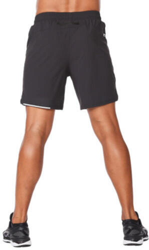 Hardloopshort Aero 7 Inch heren polyester zwart maat XL 4/4
