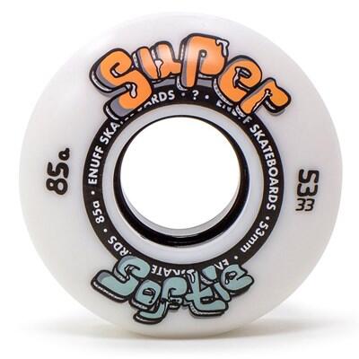 Enuff Skateboards - Enuff Roue Super Softies Blanc [x4] - Roue - Blanc - Taille Unique - Decathlon