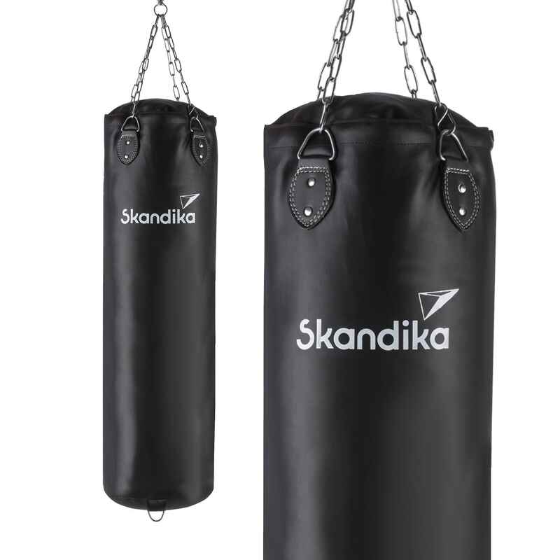 Boxsack - Fitness - schwarz - 120 cm / 33 kg für Muay Thai, Kickboxen und MMA